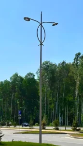 Архитектурные алюминиевые опоры освещения