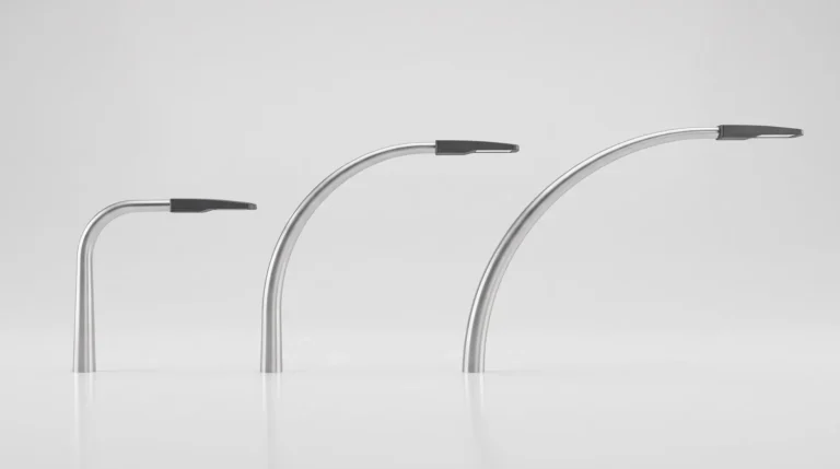 davit arm radii
