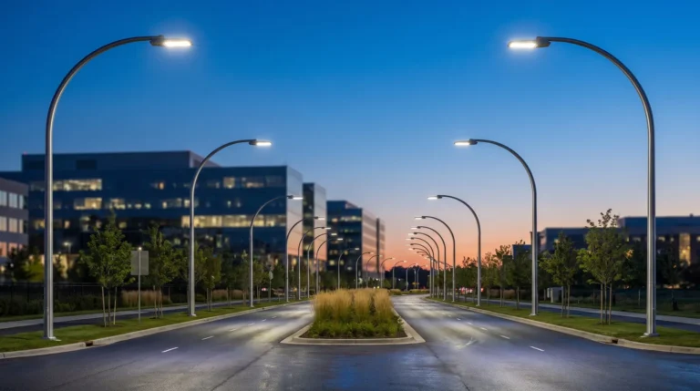 street davit arm light pole
